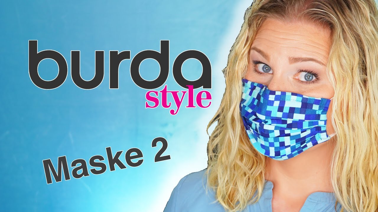 Burda Style Maske 2 - Anleitung mit Download Schnitt