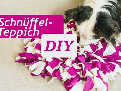 DIY Anleitung Schnüffelteppich für deinen Hund basteln