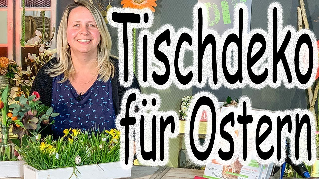 DIY -Tischdekoration für Ostern | Osterdeko | einfach selber machen | Easterdecoration | Floristik24
