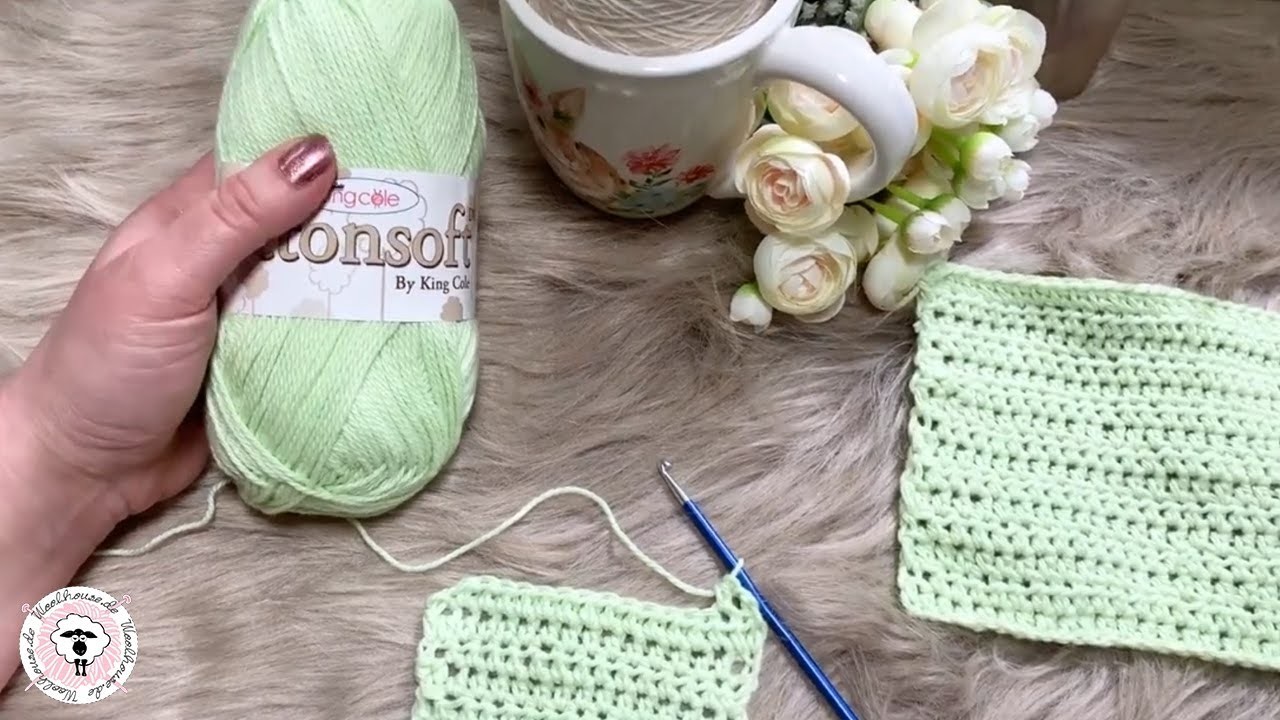 Halbe Stäbchen häkeln - Woolhouse Häkelschule. Woolhouse.de