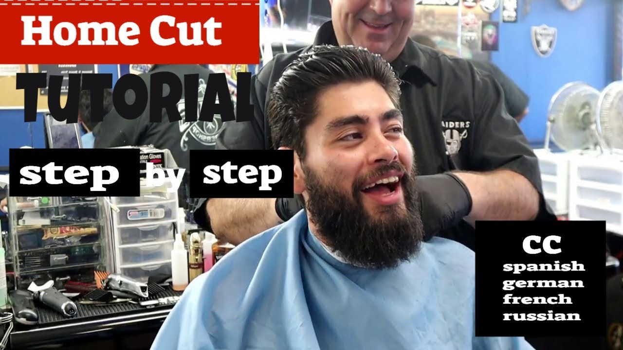 Home Cut Tutorial .Help From a Barber. Regular Haircut - basic men's haircut at home| diy