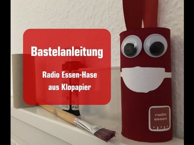 Mit Kindern durch die die Corona-Krise - Hase aus Klopapier basteln