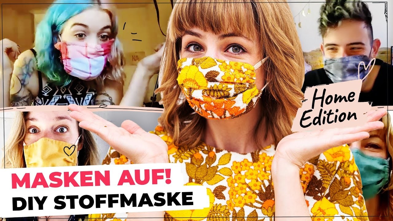 Mundschutz nähen | Gesichtsmaske DIY #MaskeZeigen