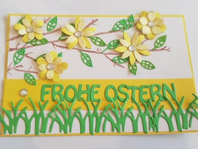 Oster.Frühlingskarte basteln