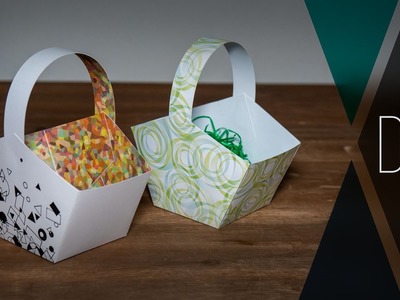 Osterkörbchen basteln mit Kindern | DIY