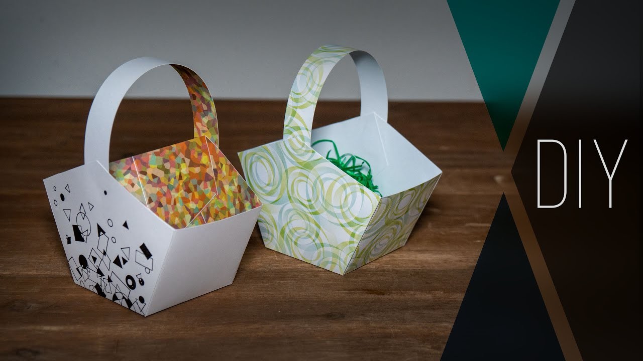 Osterkörbchen basteln mit Kindern | DIY