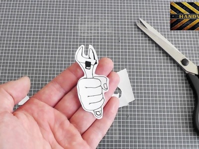 Beliebiger Aufkleber.Sticker - selbst machen