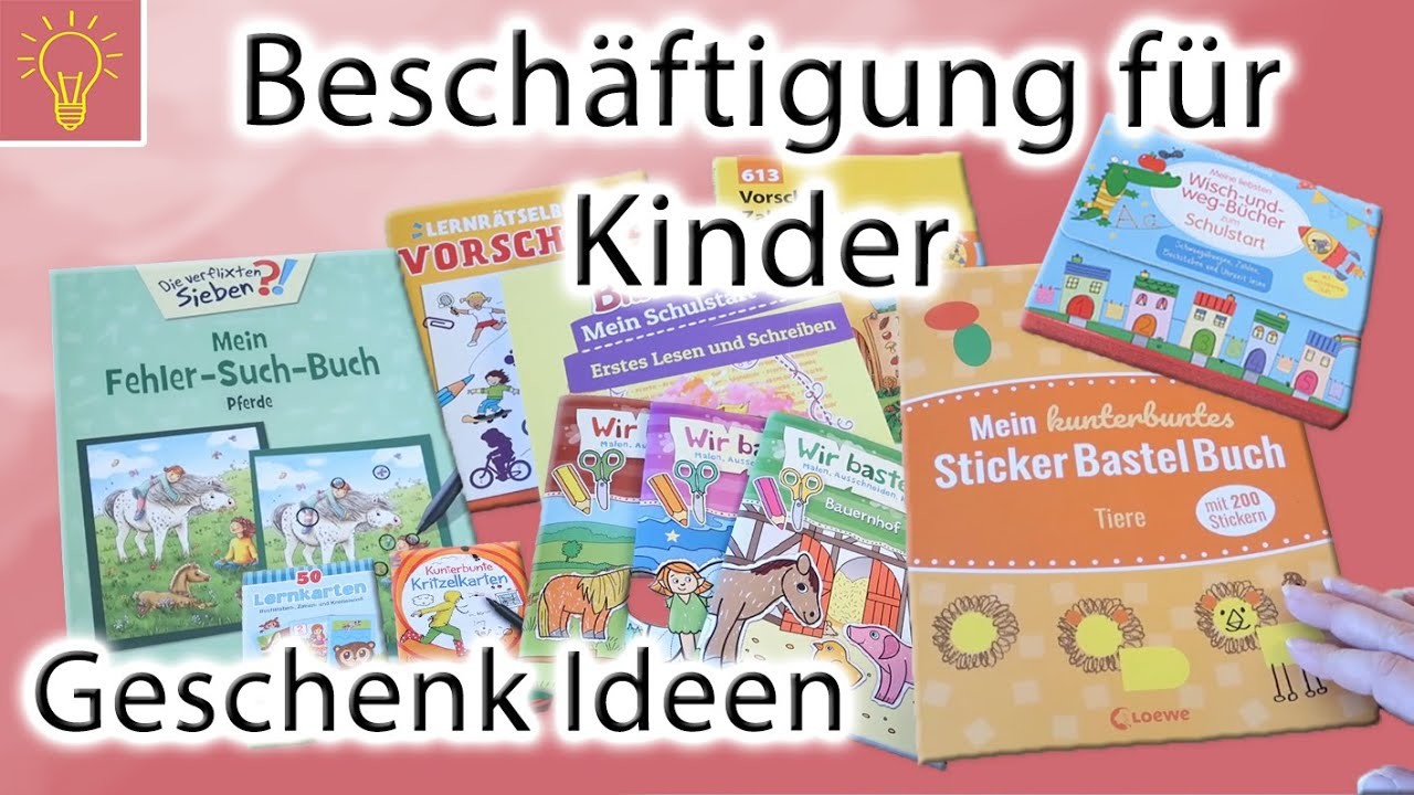 Beschäftigung für Kinder im Home Office | Geschenkideen | Vorschule | Tipps Rätsel, Spiel und Spaß
