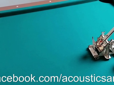 Corona-Virus mit Katapult zerstört