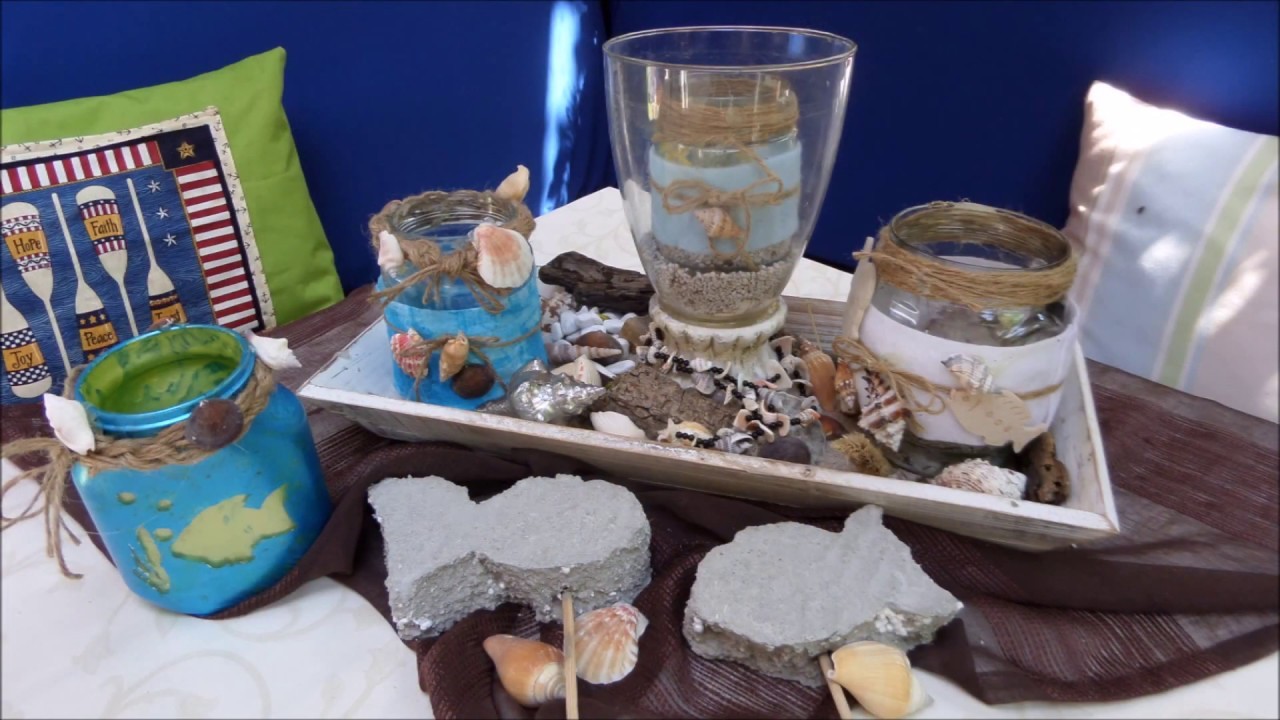 DIY- BETON: Maritime DEKO Fische & MEER :))