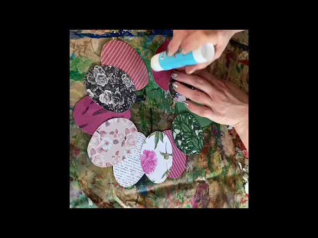 Einen Osterkranz basteln