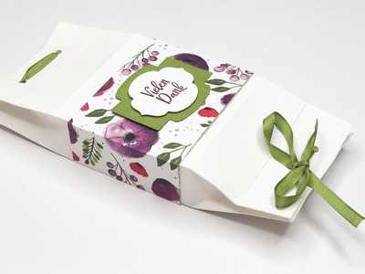Geschenkbox basteln: Schachtel für Geldgeschenke und Kleinigkeiten basteln--DIY