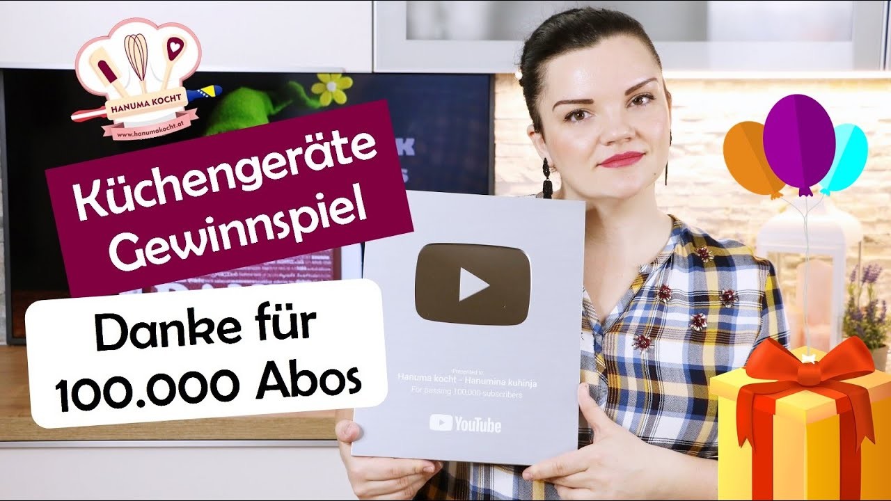 Gewinnspiel - Verlosung - Giveaway: 100.000 Abos - Mein Dankeschön - Küchengeräte Gewinnspiel