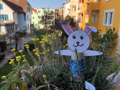 Hase basteln für Ostern