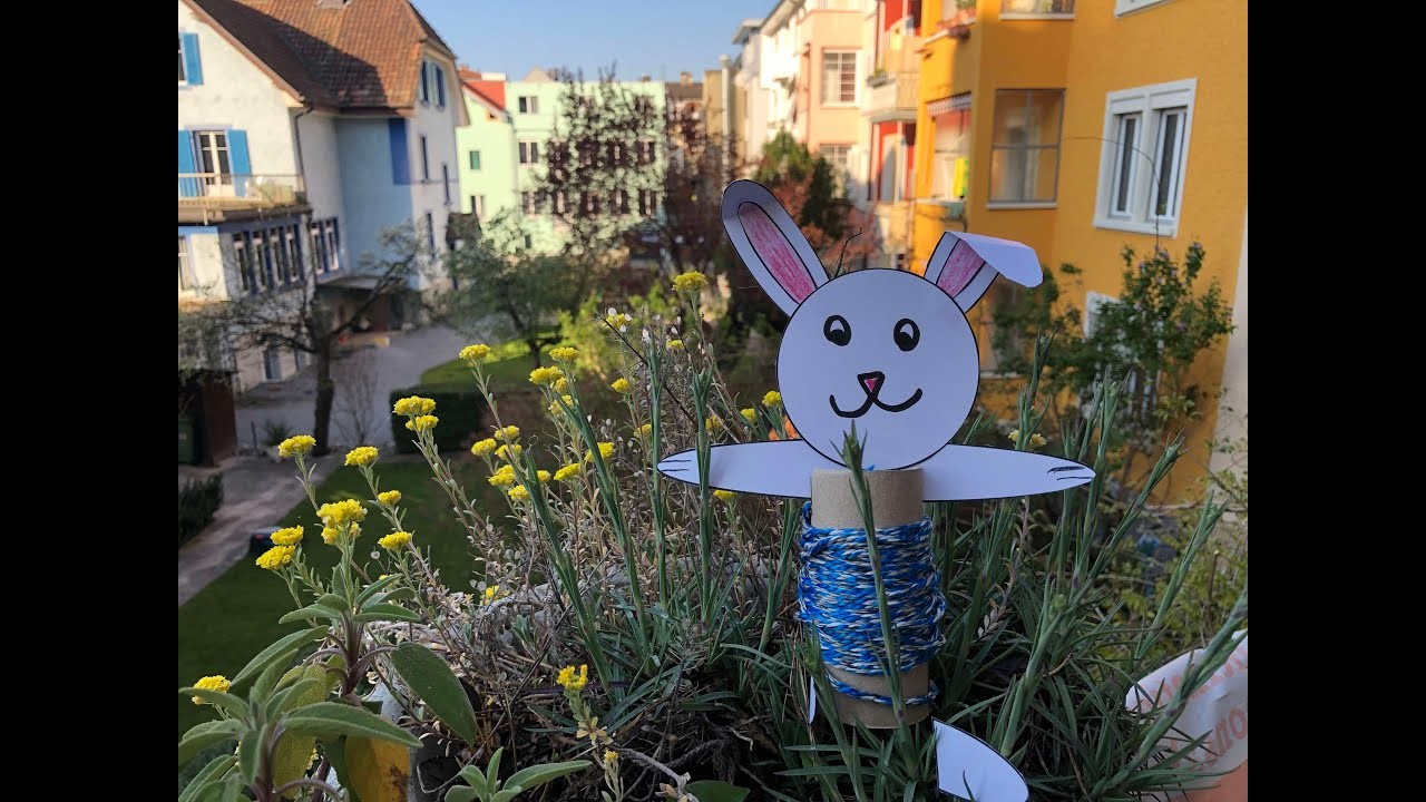 Hase basteln für Ostern