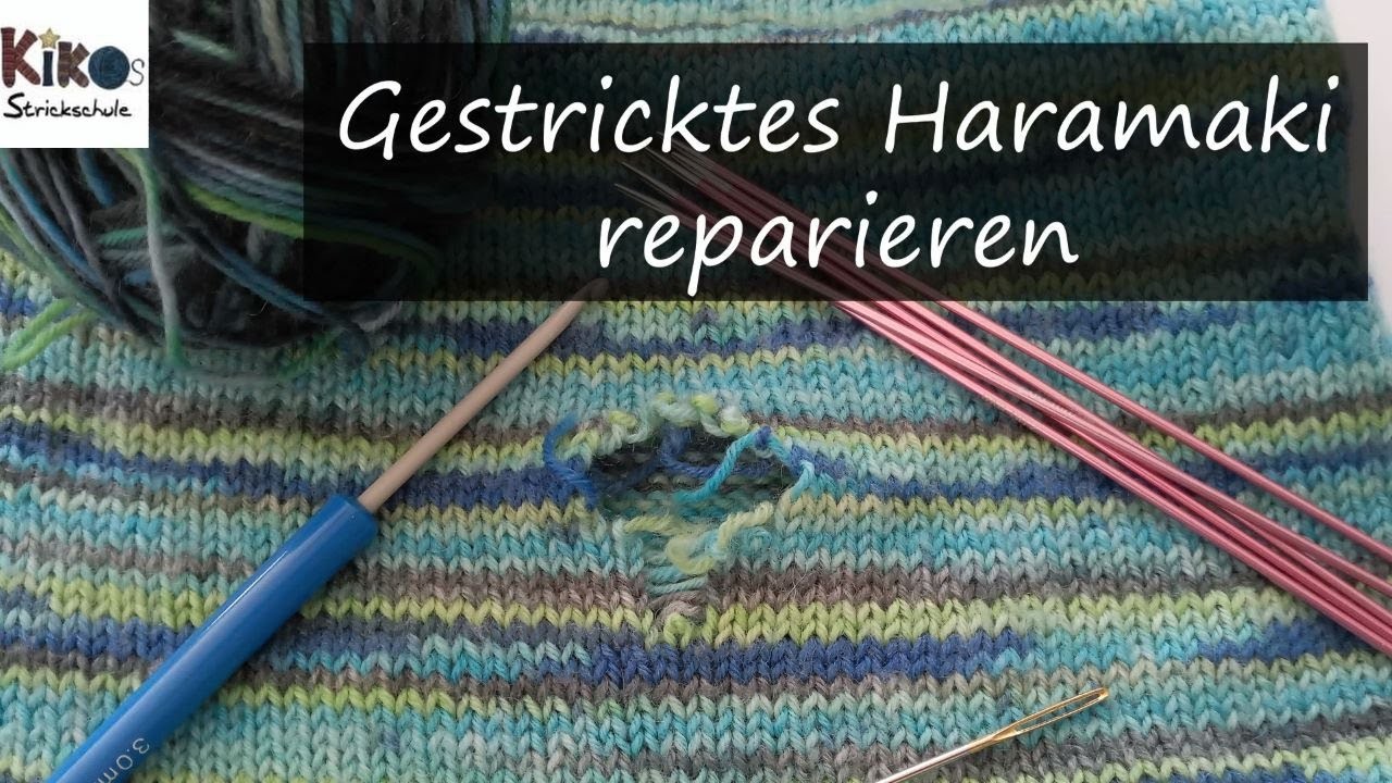 Kikos Strickschule - Gestricktes Haramaki reparieren