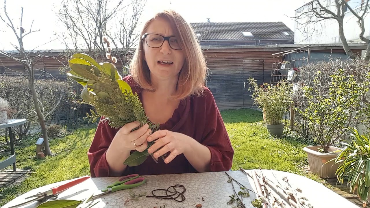 Palmbuschen binden