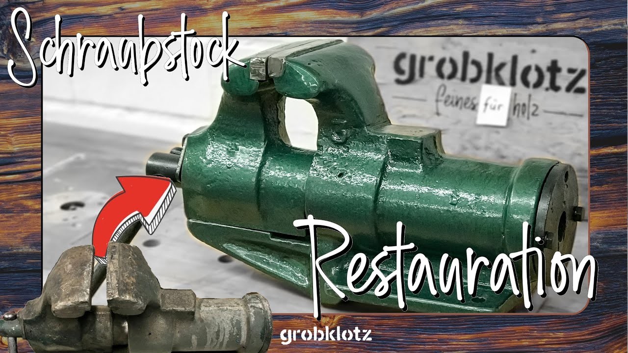 Scheunenfund - Ich restauriere einen 50 Jahre alten Schraubstock