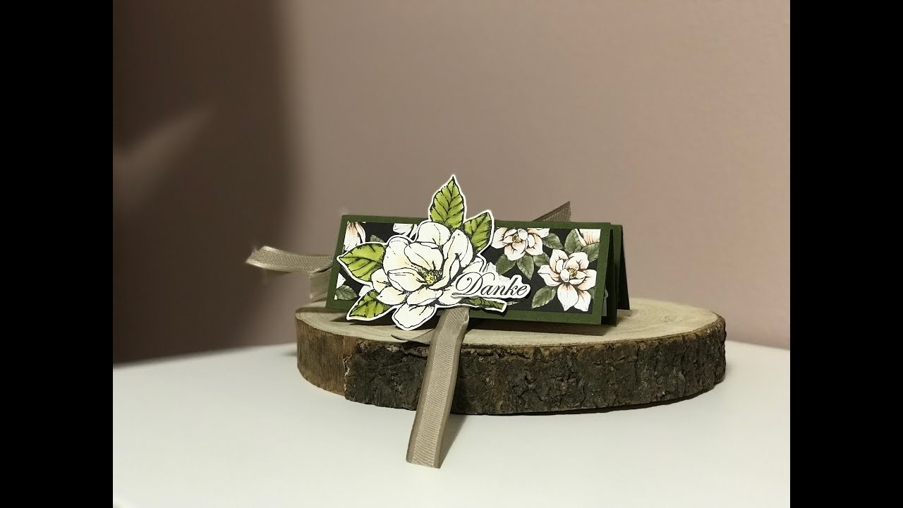 Schmales Mini Album | Geschenke selber basteln | Magnolienweg | Stampin' Up!