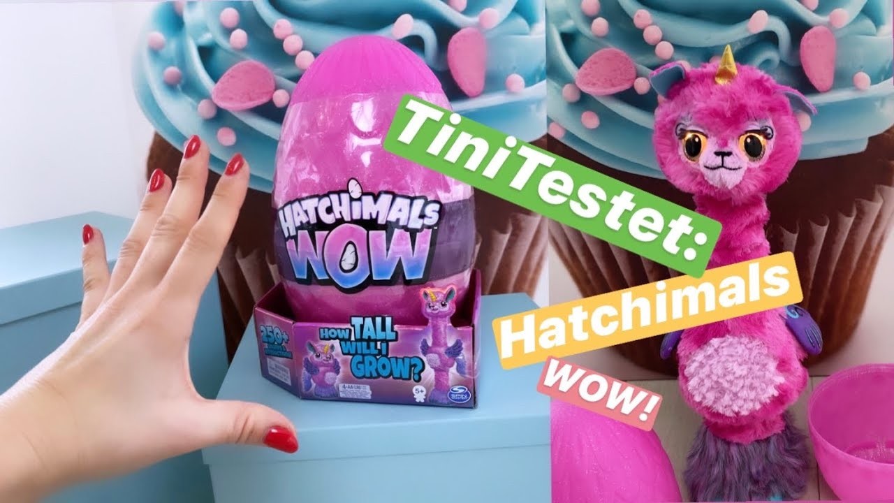 TiniTestet: HATCHIMALS WOW -  Verrücktes Llalacorn ???? XXL RIESEN-EI. Unboxing (Deutsch)