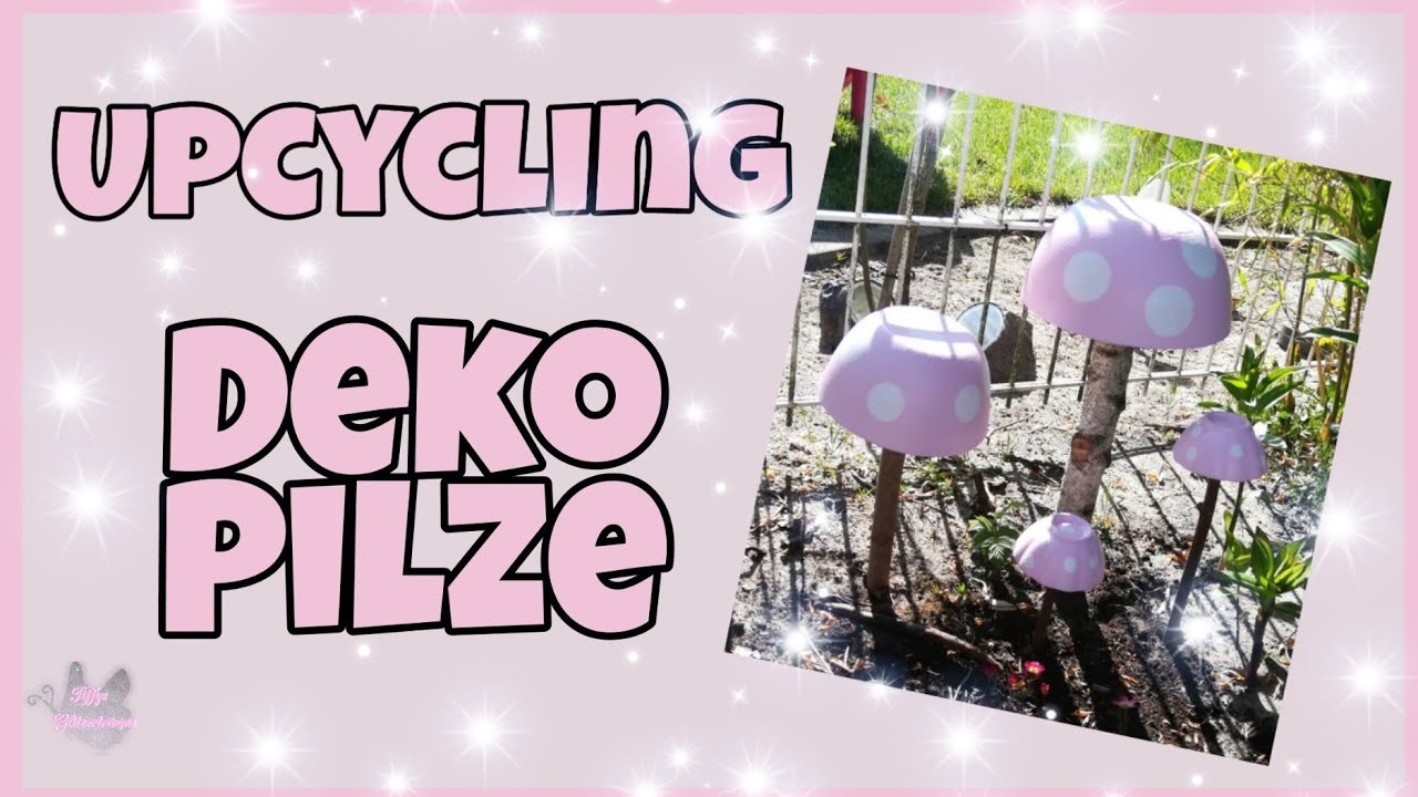 ???? Deko Pilze aus alten Schüsseln basteln ????