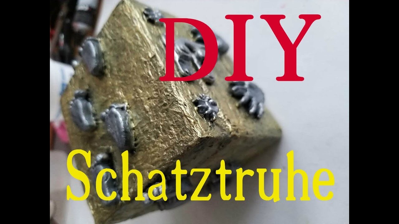 DIY - Wir bleiben zu Hause und basteln -Schatztruhe