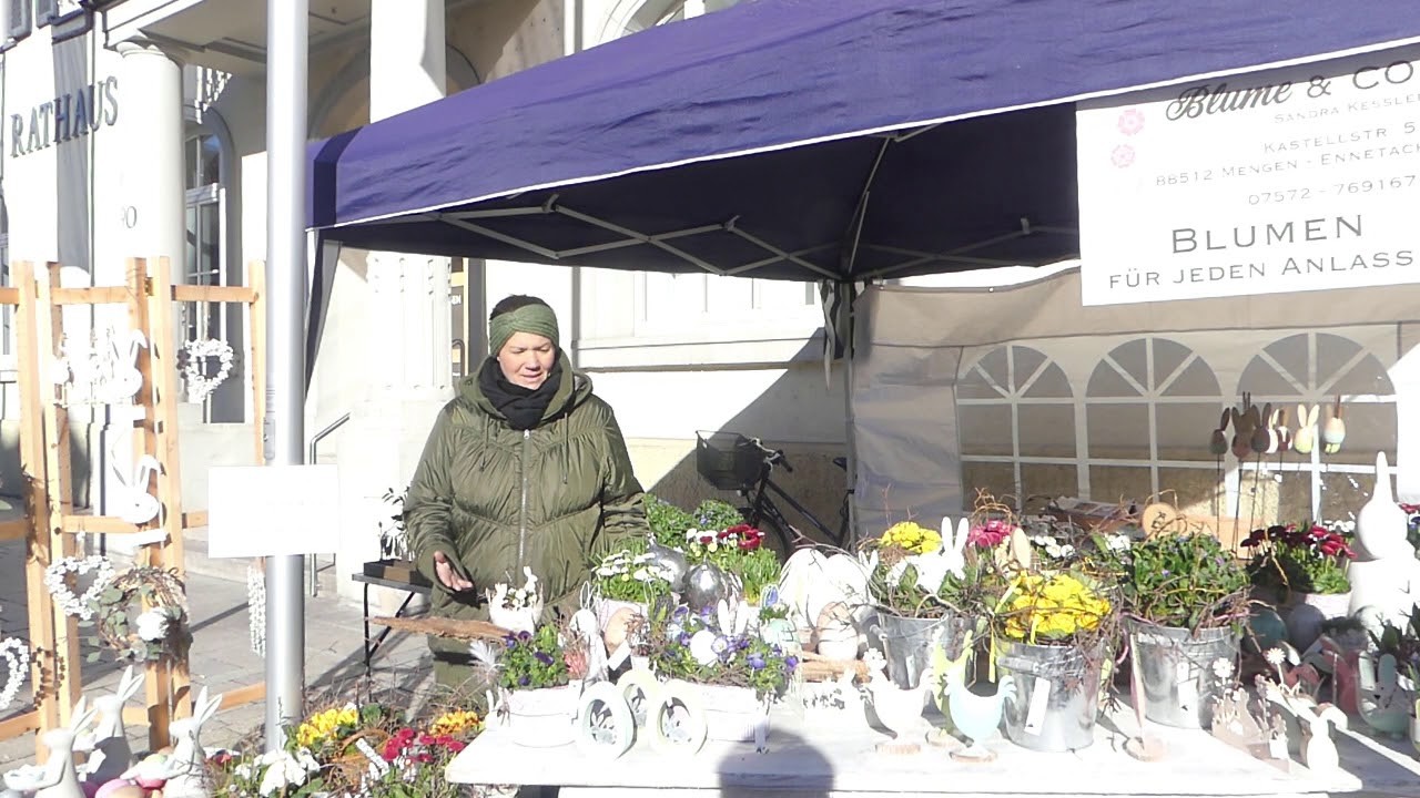 Mengener Stadtgeschehen - Blume & Co. jetzt auch auf dem Wochenmarkt