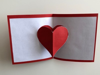 Muttertagsgeschenk selber machen - Pop up Karte Herz - Greeting Cards - basteln mit Papier
