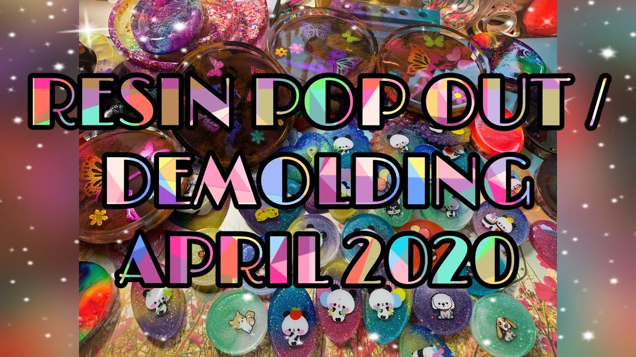 RESIN POP OUT. DEMOLDING **Silikonformen und Resin Gems von Chooseyours 11 ** ❣️????????
