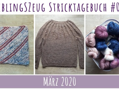 Stricktagebuch #022 - Anleitung von Dreiecktuch in Schal umwandeln. Sorrel. Neue Wolle!