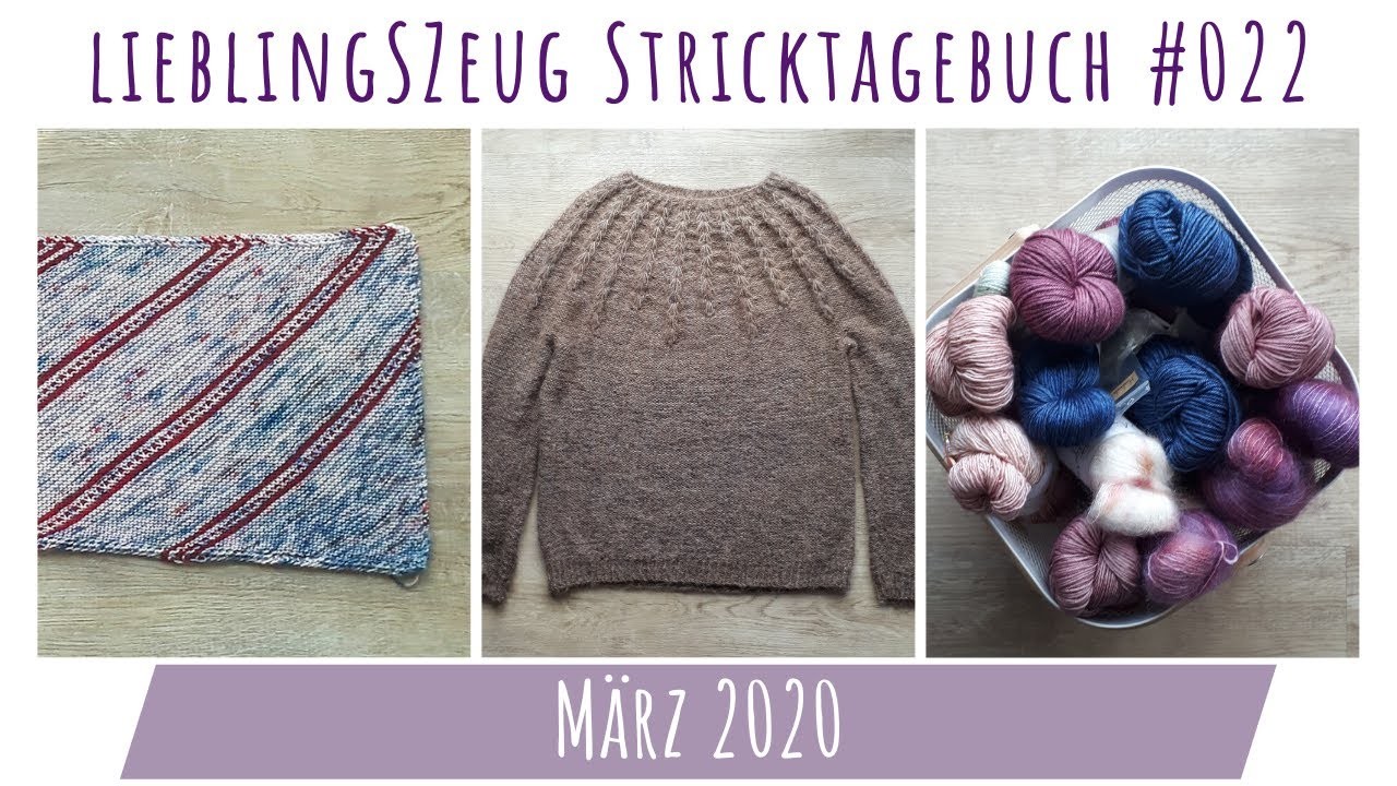 Stricktagebuch #022 - Anleitung von Dreiecktuch in Schal umwandeln. Sorrel. Neue Wolle!