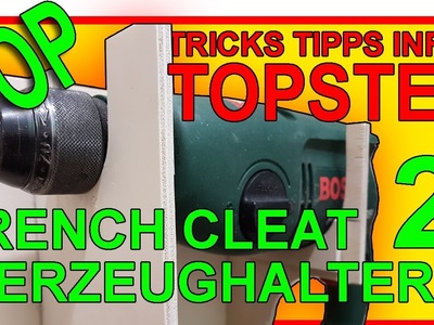 TOPSTER TOOLS : French Cleat Werkzeughalter (2)