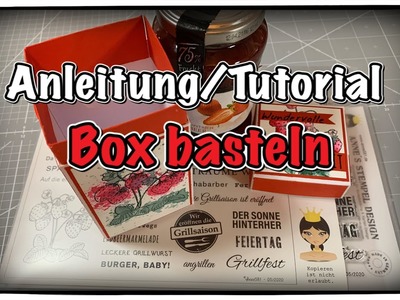 Tutorial.Anleitung Box basteln,Marmelade,Muttertag, Geburtstag, Gift Box - Anne´s Stempel Design DIY