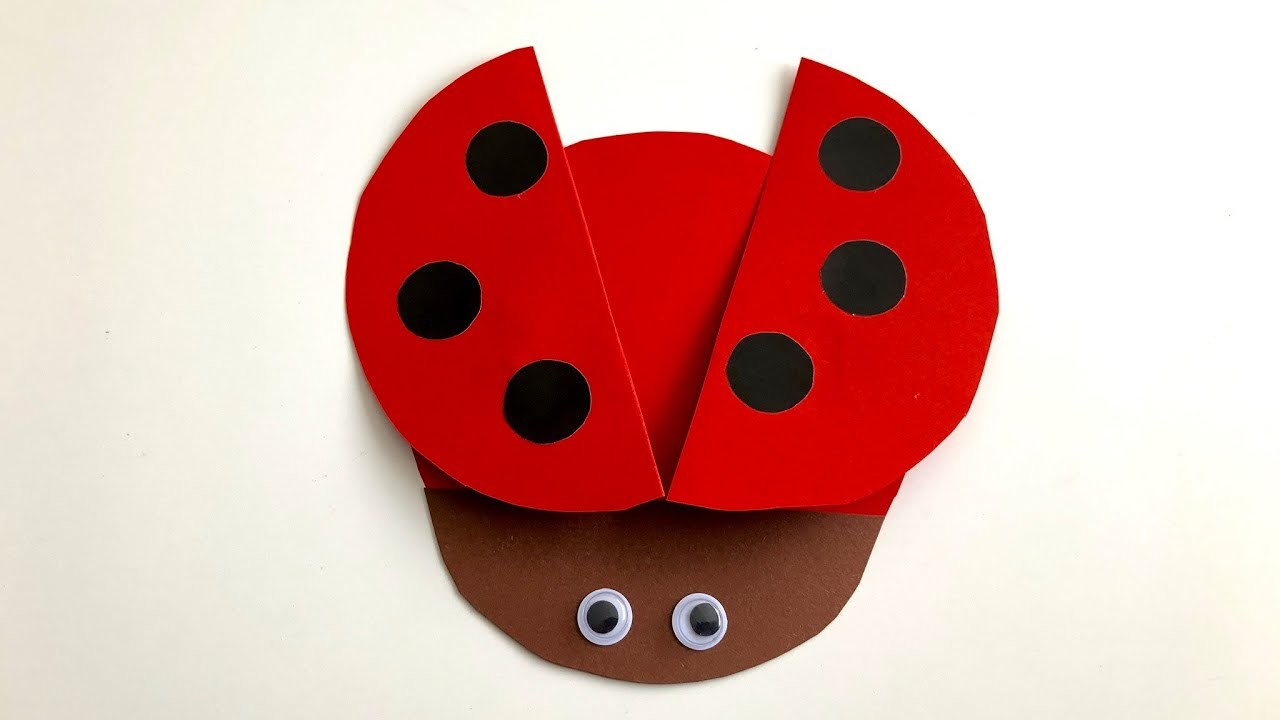 Basteln mit Kindern - Marienkäfer basteln - Ladybug for Kids