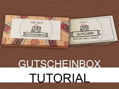 Basteln ohne Falzbrett, ist das möglich?! ???????? - Schnelle DIY Box zB. für selbstgemachte Gutscheine