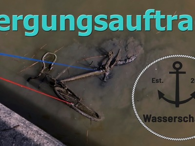 BERGUNGSAUFTRAG für ein Fahrrad beim Magnetfischen