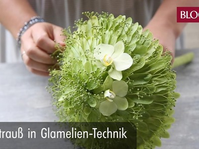 Brautstrauß in Glamelien-Technik | Hochzeitsfloristik | wedding floristry | BLOOM's Floristik