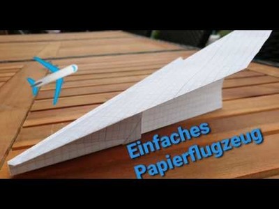 Einfaches Papierflugzeug