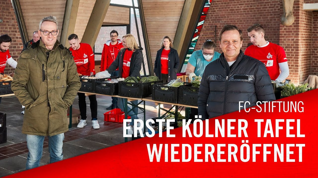 Erste Kölner Tafel wiedereröffnet | 1. FC Köln | Tafel Deutschland | FC-Stiftung