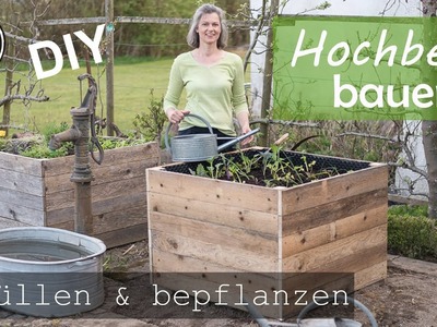 HOCHBEET SELBER BAUEN | Hochbeet befüllen | Hochbeet bepflanzen | STABIL & LANGLEBIG |DekoideenReich