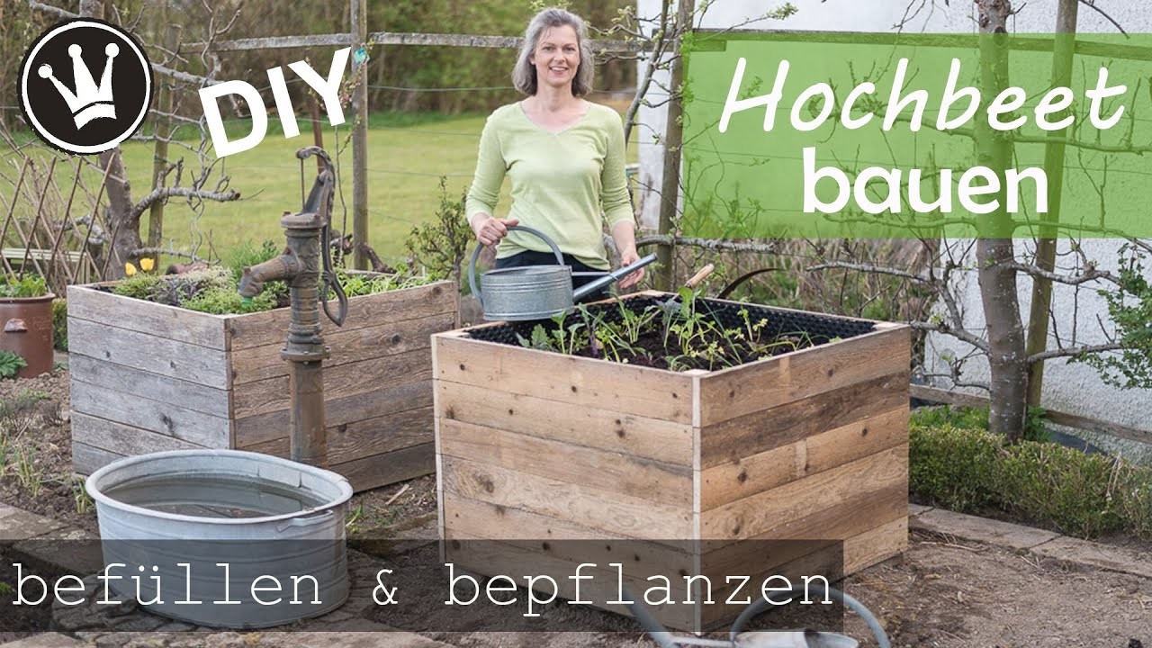 HOCHBEET SELBER BAUEN | Hochbeet befüllen | Hochbeet bepflanzen | STABIL & LANGLEBIG |DekoideenReich
