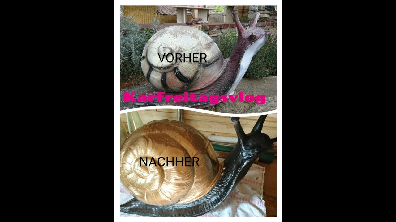 [Karfreitagsvlog] Viel Garten, Upcycling Gartendeko, Schlangenalarm und viel Gequatsche :)