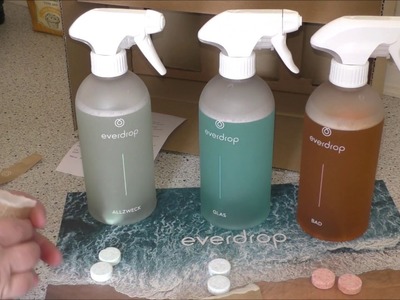 Plastik Müll vermeiden mit Everdrops - Reinigungsmittel als Tablette um Plastik Müll zu sparen