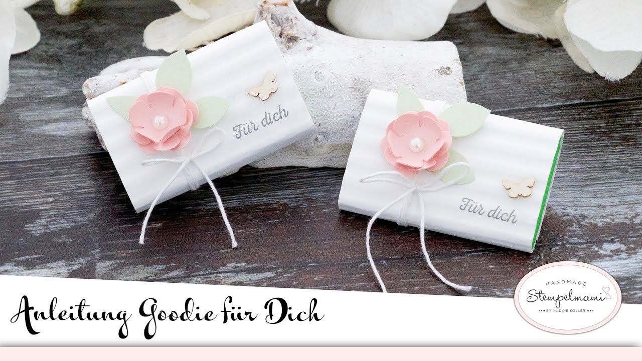 Tutorial: Schokolade hübsch verpackt | Goodie, Give Away oder Gastgeschenk | Tischdekoration