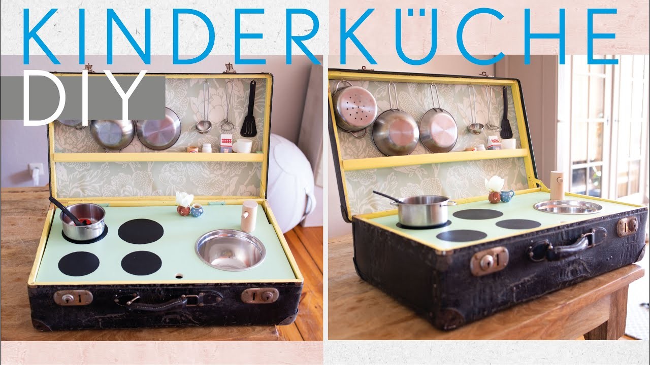 Upcycling Spielküche aus einem alten Koffer | DIY Kinderküche | Jelena Weber