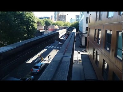 Wir bleiben zu Hause Kindergarten Video 61 Eine Fahrt mit einer Einschienenbahn durch Seattle