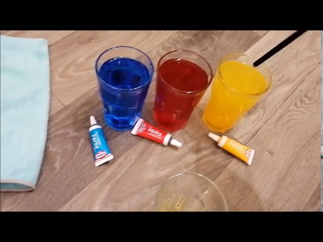 Wir bleiben zu Hause Kindergarten Video 14 Farben Experiment: "Wie entsteht die Farbe Orange?"
