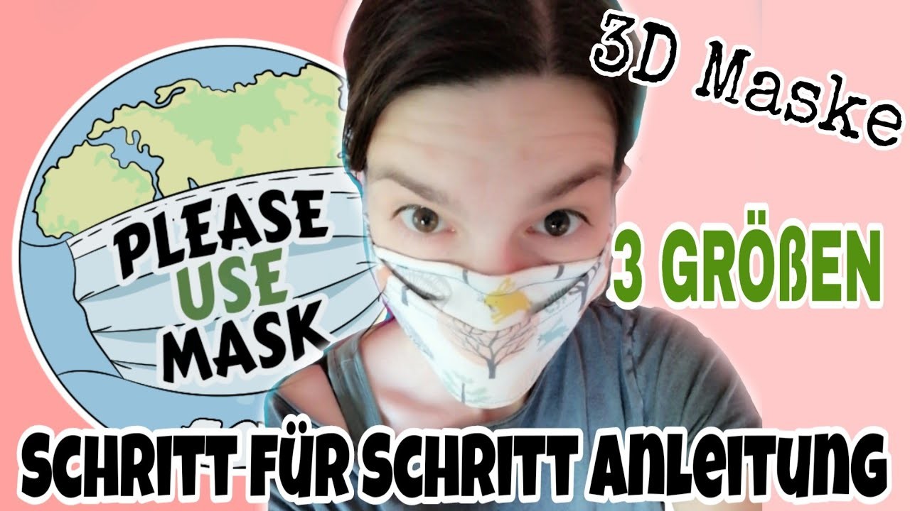 #DIY Maske nähen  Schritt für Schritt Anfänger tauglich #Maskezeigen #sewafacemask mit Schnittmuster