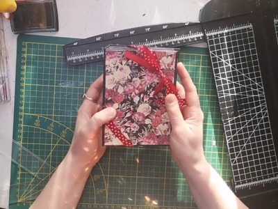 DIY Minialbum Floral - watch me craft