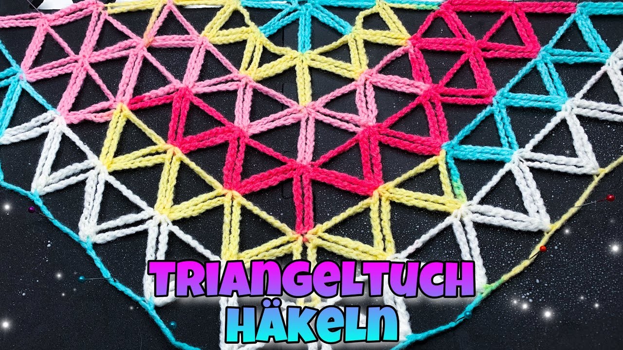 Dreieckstuch Triangel - Häkeln | Super Einfach | Anfänger
